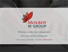 Tablet Screenshot of irgroup.com.au